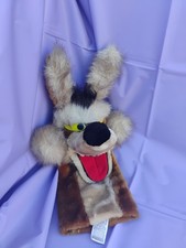 Warner Bros Wile.Coyote Hand Puppet Vtg Used Good Condition