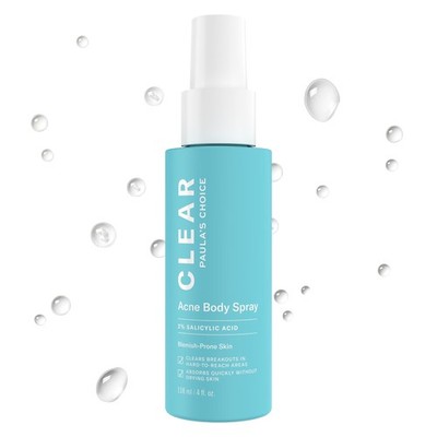 Paula's Choice CLEAR Exfoliating Back & Body Acne Spray, 4 Fl Oz (Pack of 1) 