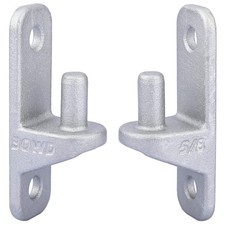 Wall Mount Gate Hinge Heavy Duty 2 Pack for Wood Post Hinges Chain Link Fence...
