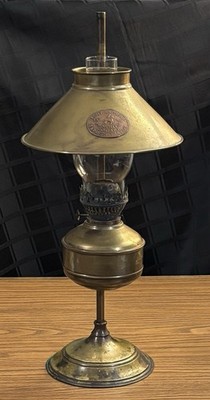 Pony Express Oil Lamp Brass C. O. C. & P. P. Express Company Adjustable