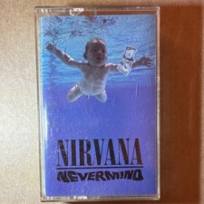 Nirvana Nevermind Rock Grunge Cassette Album with Case and Insert