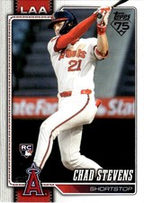 2026 Topps Series 1 Chad Stevens RC Los Angeles Angels #232
