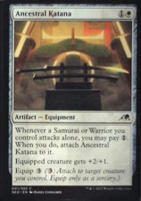 Ancestral Katana - Kamigawa: Neon Dynasty: #1, Magic: The Gathering Nm C343