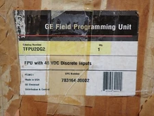 New GE TFPU2DG2 Field Programming Unit MicroVersa Trip 48 VDC Discrete Inputs