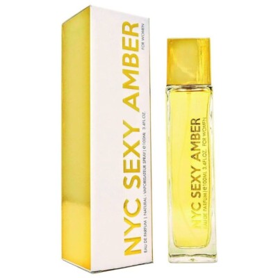 NYC SEXY AMBER for WOMEN designer 3.4 oz EDP perfume spray