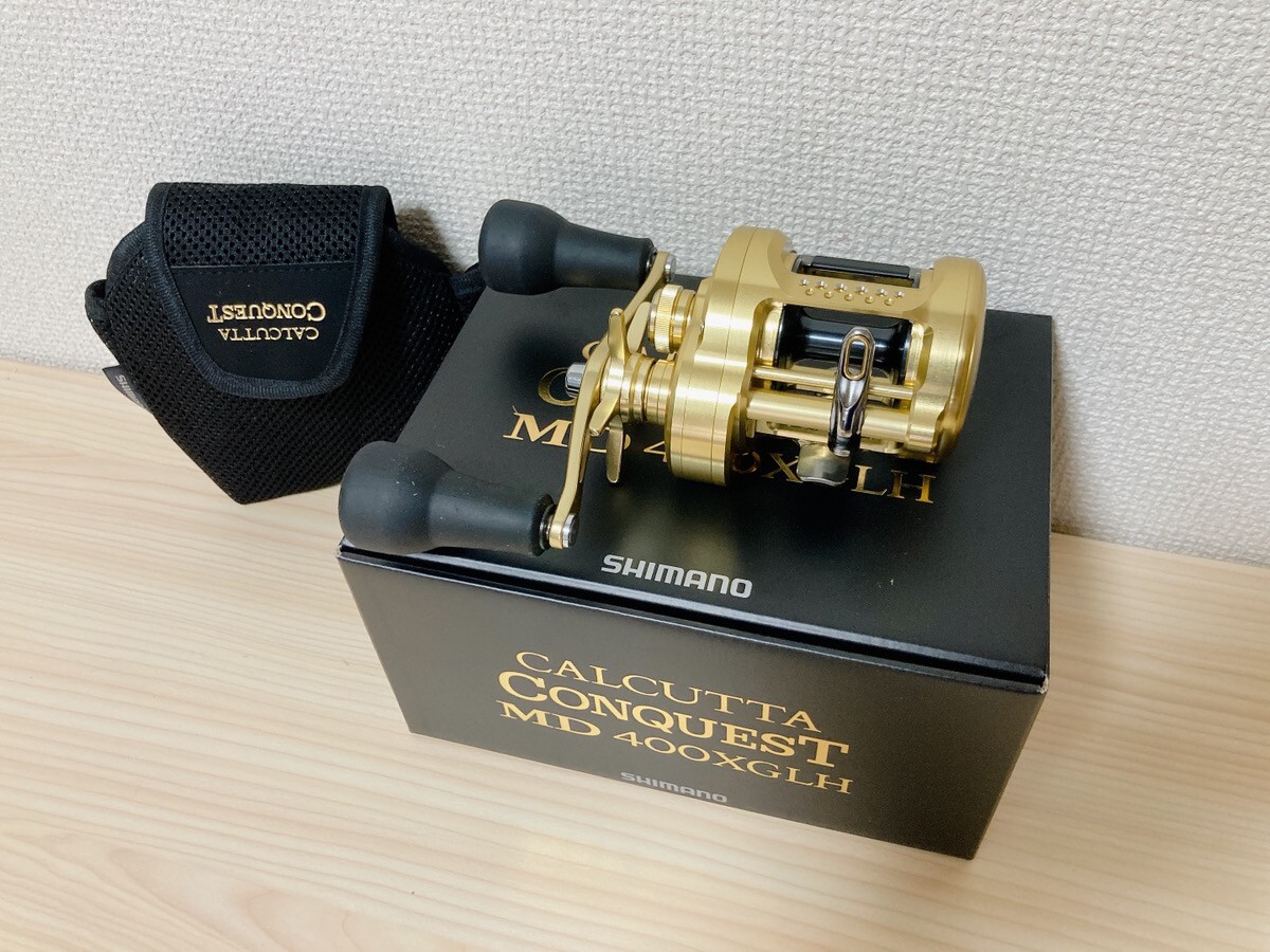 Baitcasting Reel 23 CALCUTTA CONQUEST MD 400XGLH RIGHT 7.5:1 IN