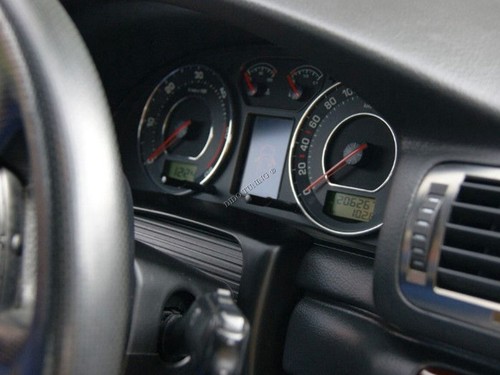 For Skoda Superb I 2001-2008 Polished Aluminum Dashboard Trim Cluster Rings x4 - Picture 3 of 9