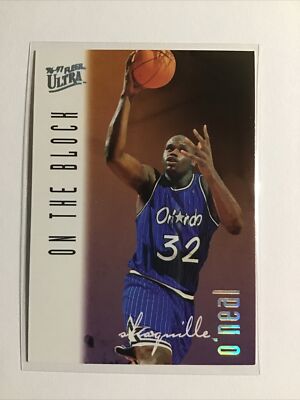 メ*男様 NBAカード SHAQUILLE O’NEAL FLEER 1997 1996-97 Fleer Ultra ON THE BLOCK #135 Shaquille O'Neal SHAQ - NM