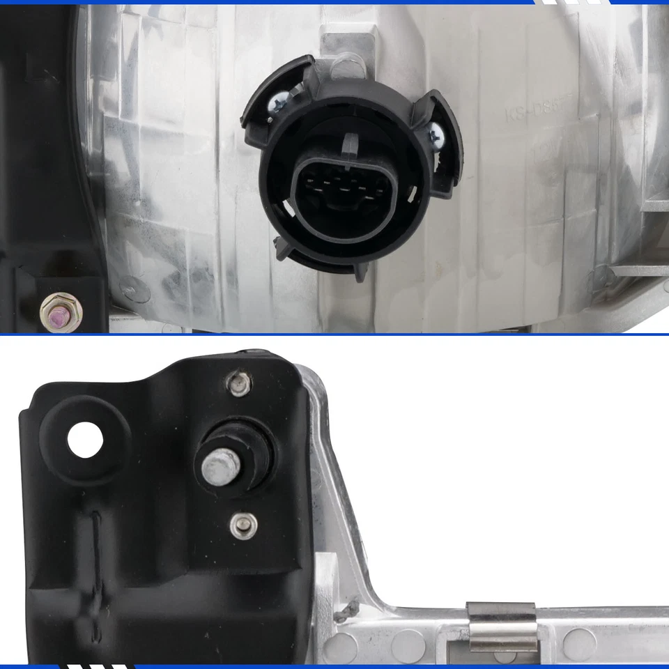 For 1987-1995 Pathfinder Crystal Chrome Euro Replacement Headlights Pair Foto 4 de 4