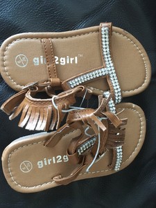 baby girl tan sandals