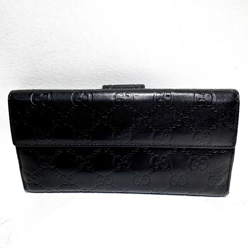 Vintage Gucci Guccissima Heart Continental Geldbörse Schwarz! (WMP012401) - Bild 3 von 12