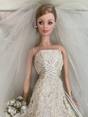 Barbie Carolina Herrera Bride Doll Gold Label Mattel 2005 | eBay