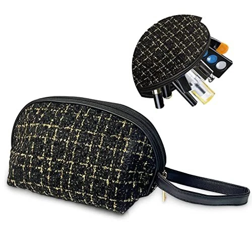 Makeup Bag Large Makeup Pouch Canvas Cosmetic Bag Designer Makeup