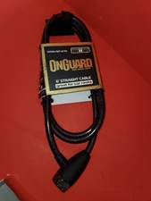 OnGuard One Mean Lock 6’ Straight Key Locking Cable. W/Light Up Keys 12mm Cable