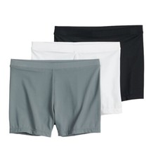 Playground Pals Girls 3-Pack Mini Bike Shorts-Size S 6/8 NEW