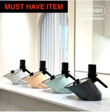 Vitalplant Rollkitchen rollpan  Automatic Rotation Cooking Camping Korean BBQ