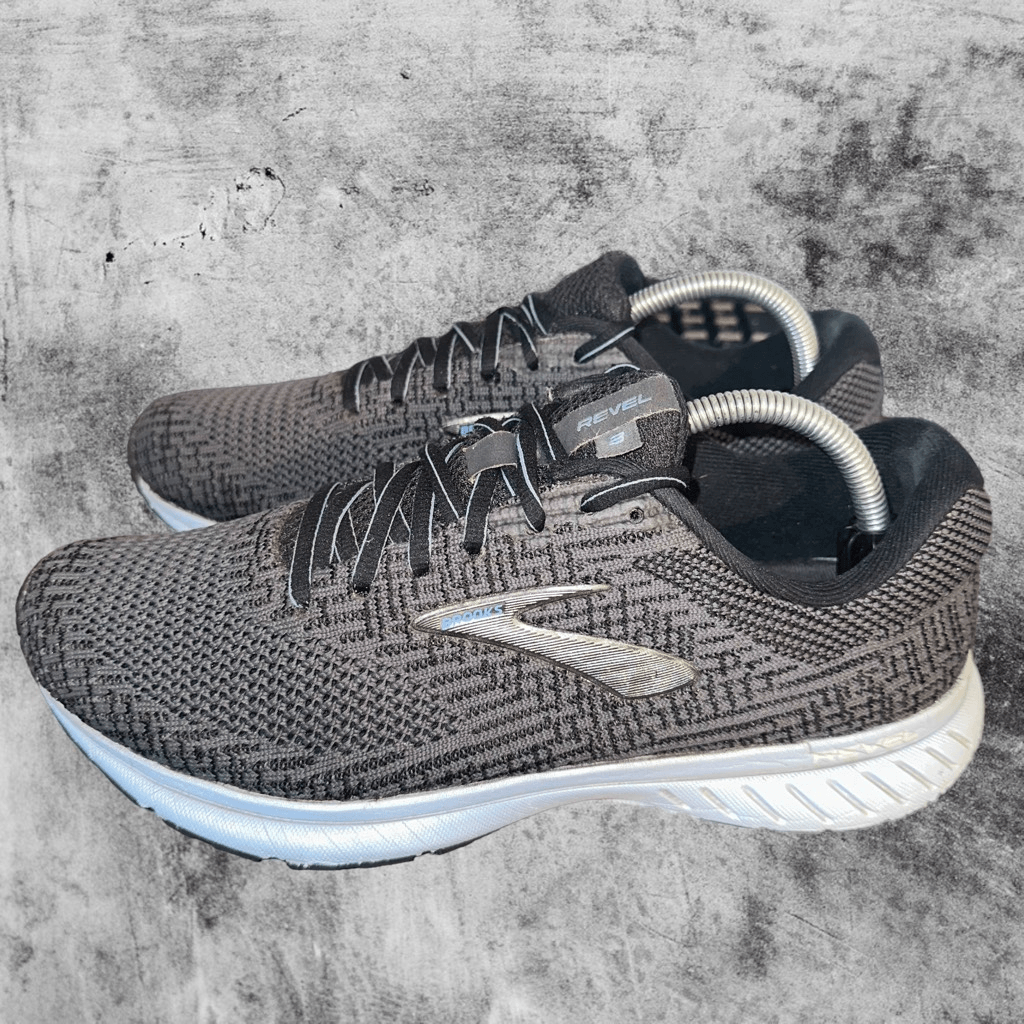 Brooks Revel 3 Women’s Size 11 Shoe Gray Knit Running Sneakers