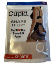 Cupid Shape It Up Shapewear Underwear Women's XL Firm Control Waistline Shortie