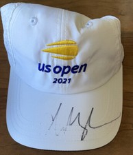 Daniil Medvedev Signed 2021 US Open Tennis Hat With Proof