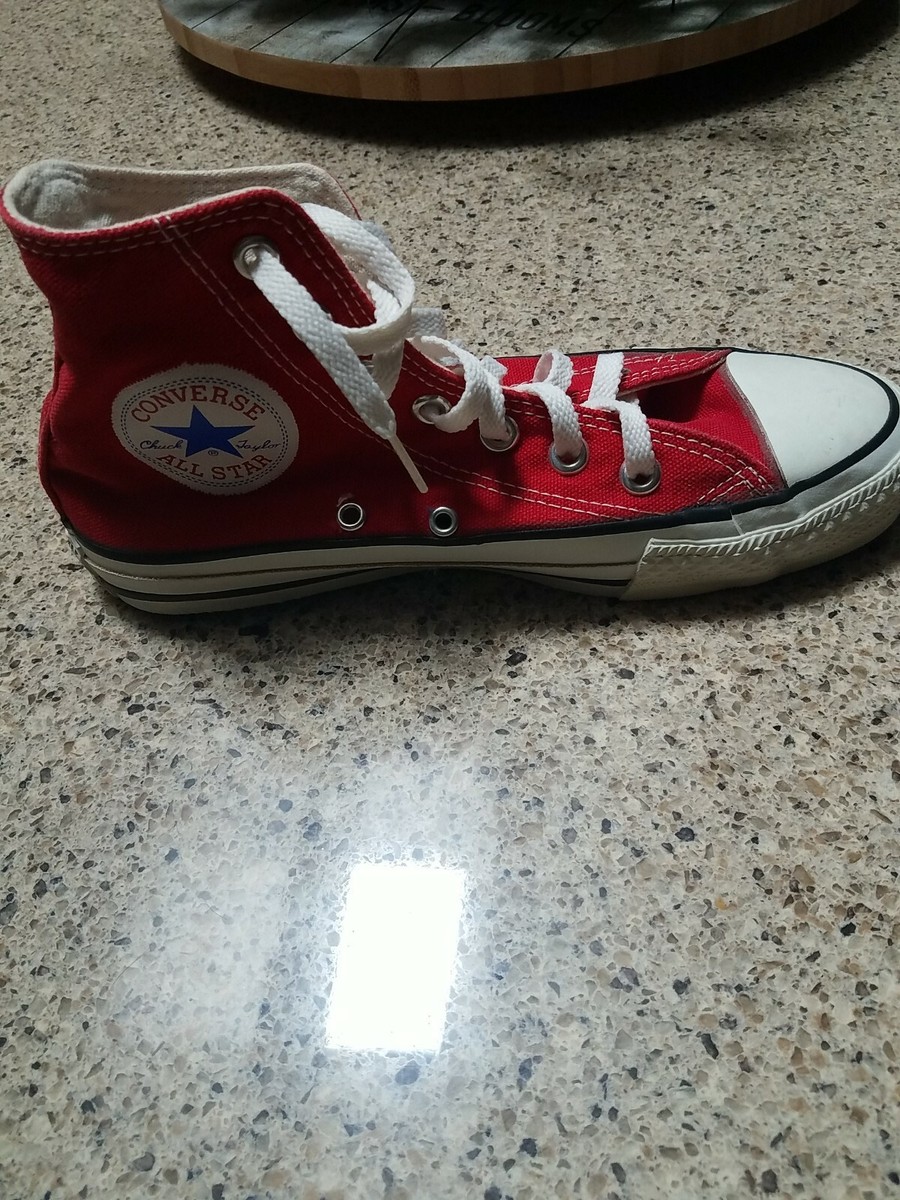 VTG Red Converse All Star High Top Sneakers Made in USA Red VTG Red Converse All Star High Top Sneakers Made in USA Red