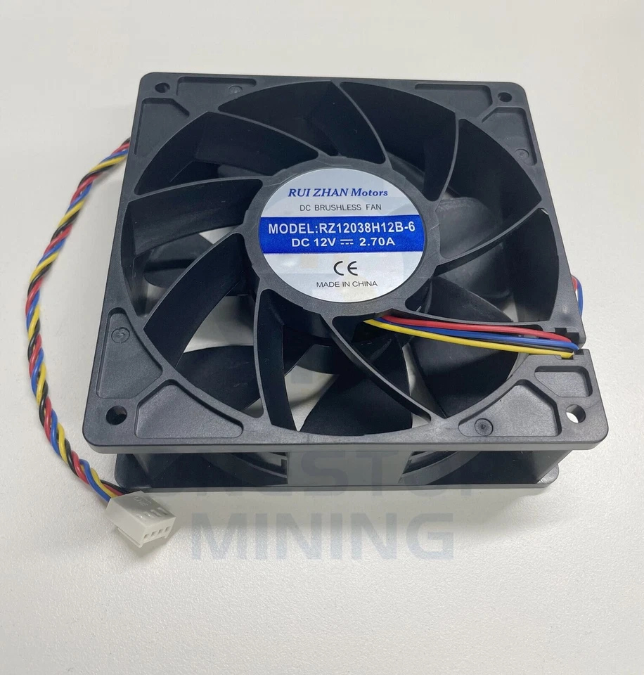 10x 6000 RPM Bitmain Antminer Cooling Fan S19 S19j S19j Pro L3+ S17 T17 S19 T19 - Image 4 of 4