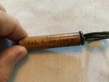 CHAS. F. DIETERICH Vintage Corkscrew, Marshalltown Iowa