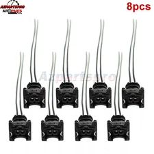 8 x Fuel Injector Connector Wiring Plugs Clips For EV1 OBD1 Pigtail Cut & Splice