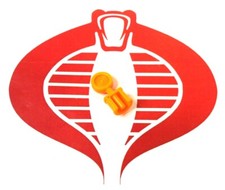 Playmobil Vehicle Part Orange Headlight Original Accessory 