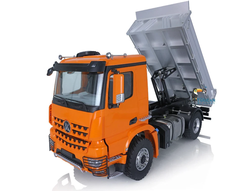 Dumper idraulico RC idraulico Kabolite 1/14 Tipper 4*4 K3362 suono leggero ST8 - Immagine 3 di 4