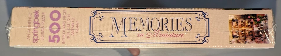 Sealed Springbok MEMORIES IN MINIATURE 500 pc Jigsaw Puzzle PZL4474 Dollhouse - Image 4 of 4