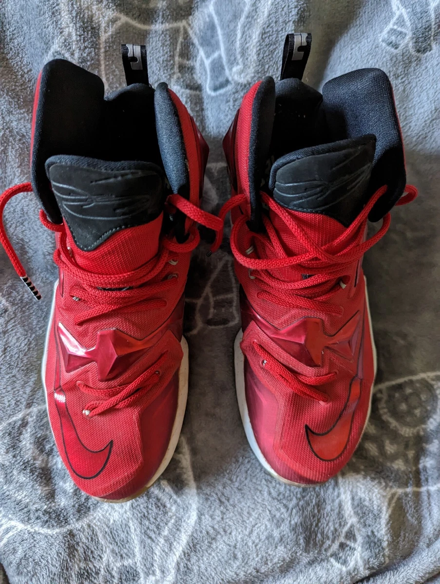 nike lebron james 13 University Red Uk8.5 Basketball Shoes eBay
