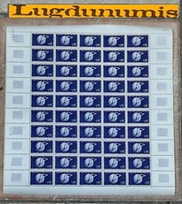 Planche Timbre N° 1756 50 Timbres 1973 90 C. Bicentenaire Grand-Orient de France