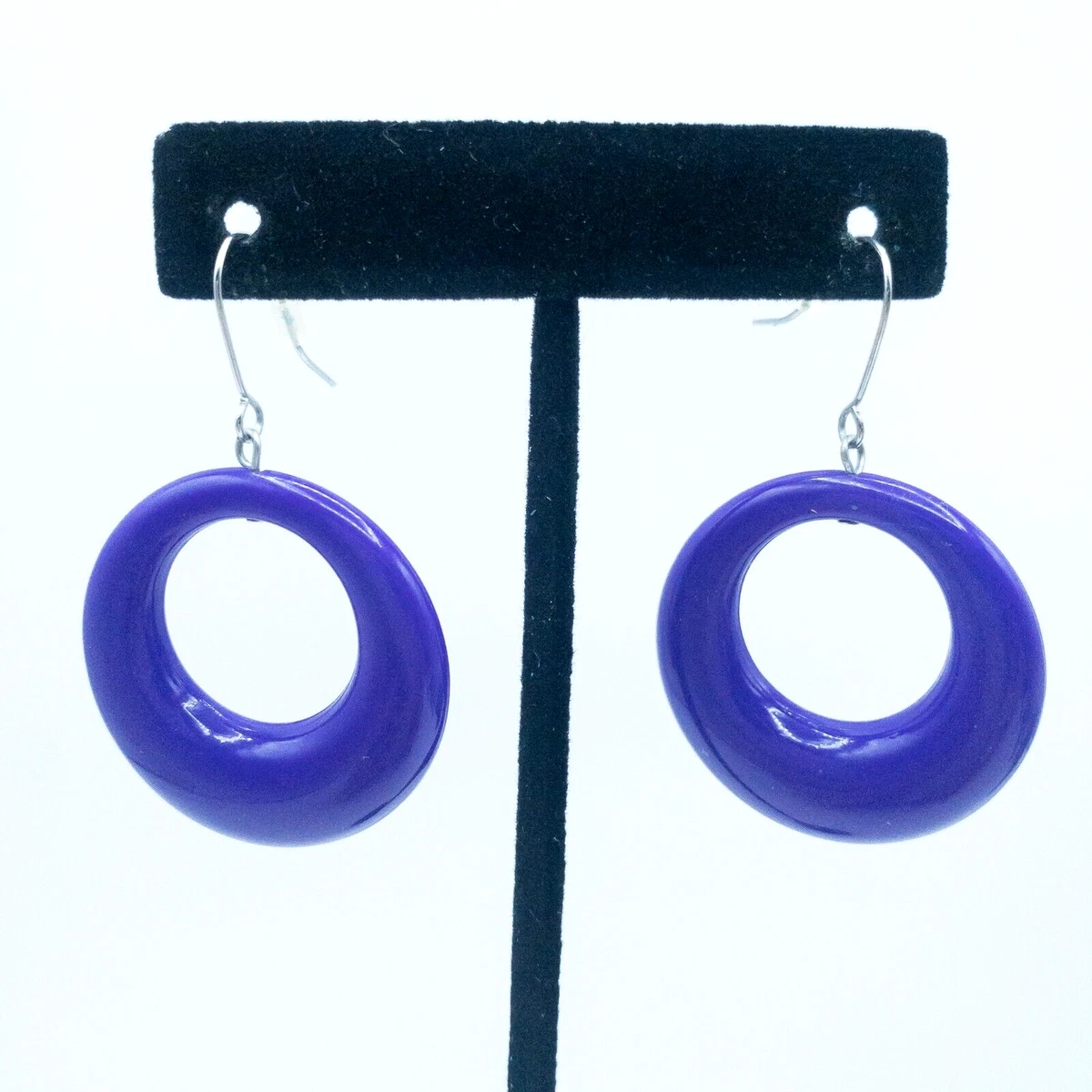 Plastic fish cheap hook earrings