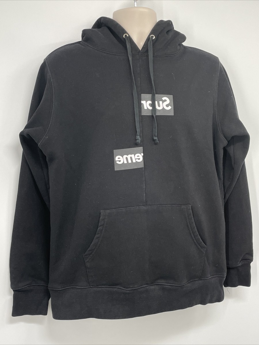 Supreme Comme Des Garcons Shirt Hooded Sweatshirt cdg black box logo