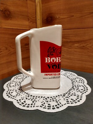 USED BORZOI DRY IMPERIAL VODKA 24 OZ. CERAMIC PITCHER | eBay