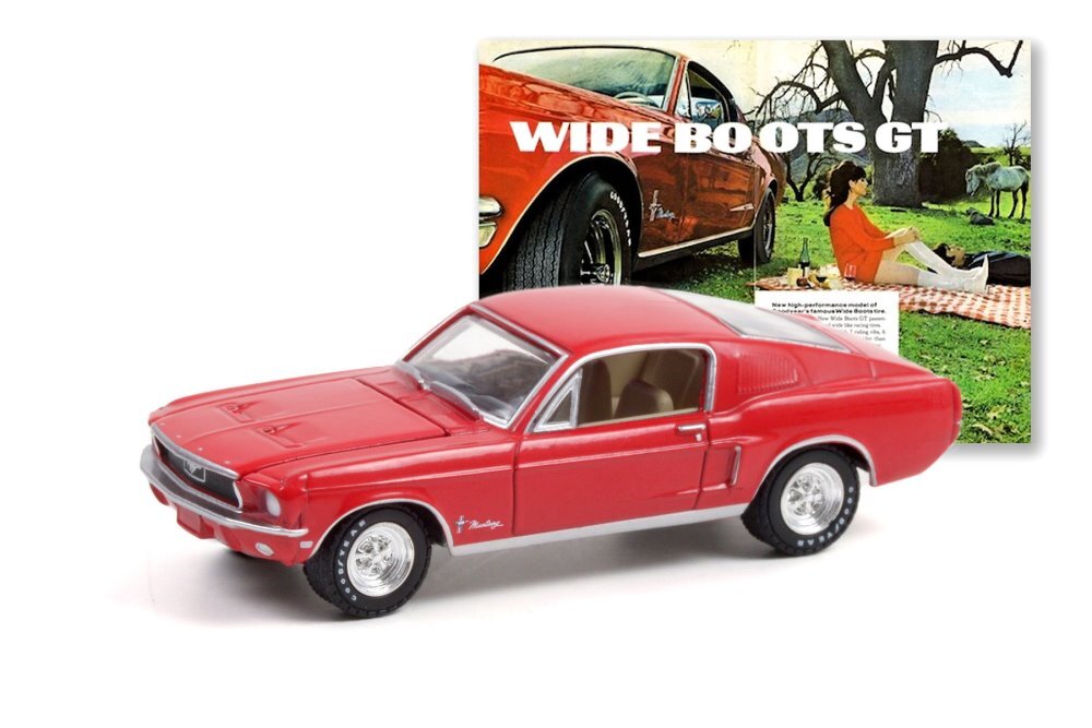 ★良品★1/18 GREENLiGHT 1968 FORD MUSTANG GT Greenlight 1968 Ford Mustang GT Mini Muscle Cars 1:18