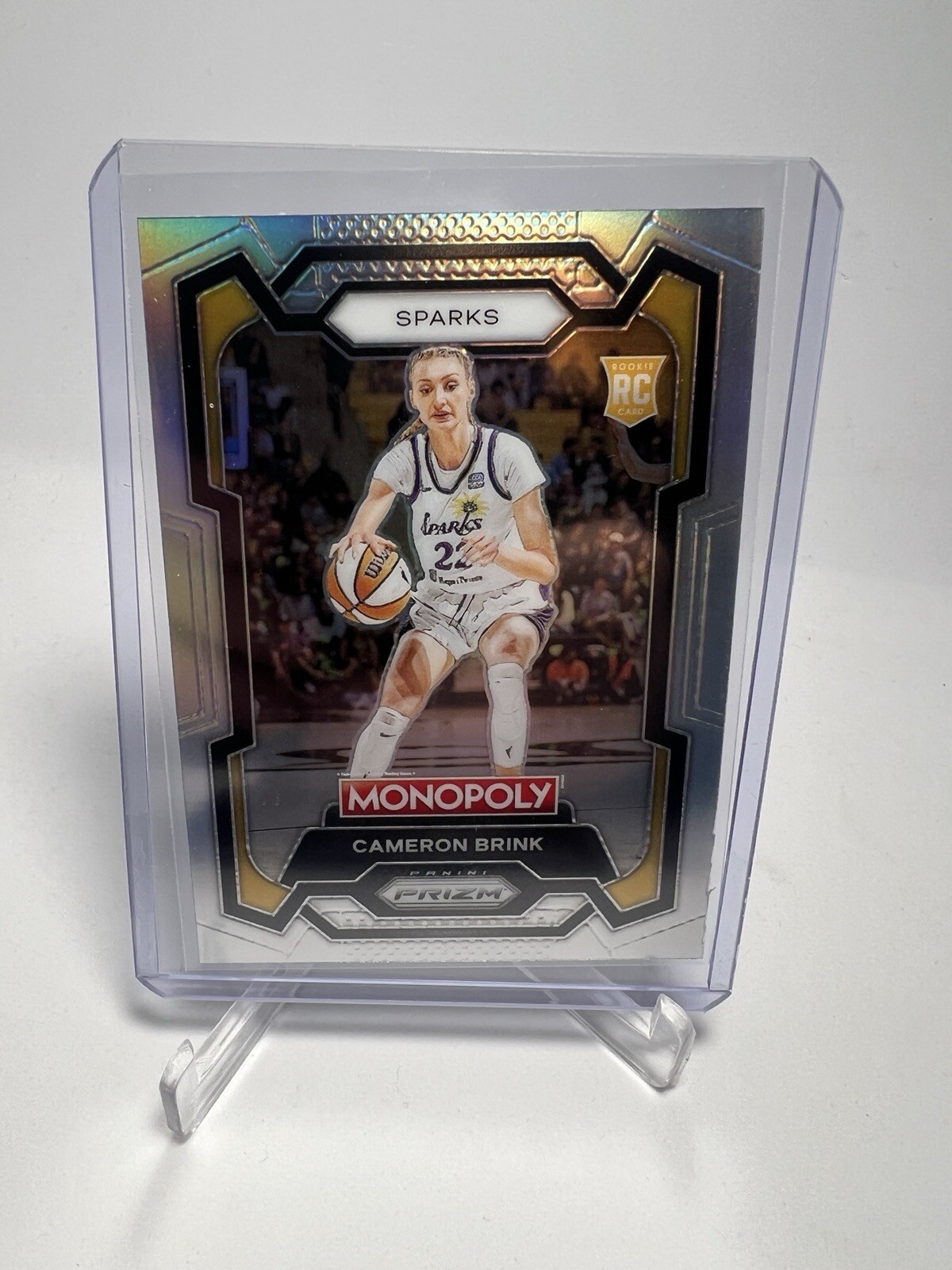 Cameron Brink 2024 Panini Prizm Monopoly WNBA Silver Prizm Rookie Card- #39