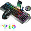 thumbnail 13  - Rechargeable Wireless Gaming Keyboard Mouse Set RGB Backlit 2400DPI Mice 4800mAh