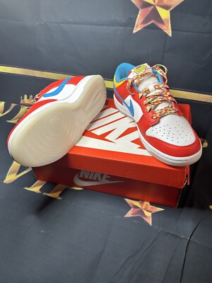 Size 9.5 - Nike Dunk Low x LeBron James Fruity Pebbles