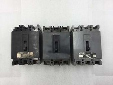 Lot of 3 Flawed Westinghouse 90/125 Amp Type HFB/FB Main Circuit Breakers