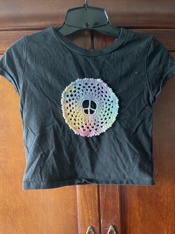 Forever 21 Girls T Shirt Size S Black