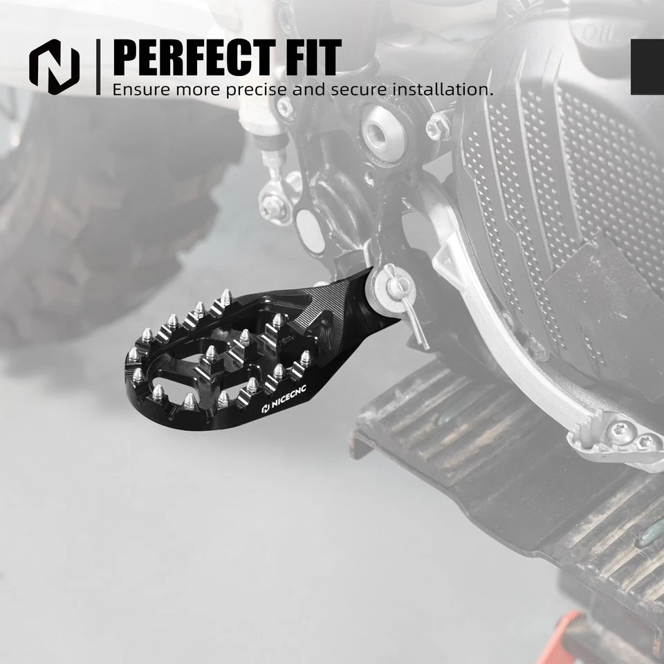 Pedales reposapiés NICECNC para gas EX EC 250/300 MC 125 250 350 450 2024 Foto 2 de 4