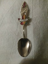 Vintage COLLECTIBLE SOUVENIR SPOON CALGARY CANADA  3 IN SILVERWARE 