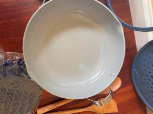 Tramontina Ceramic Nonstick All In One Plus Pan 7 Piece Set in Blue - Used - Picture 2 of 5