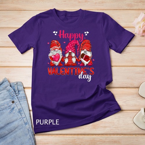Camiseta Love Gnome Squad Happy Valentine Gnome Unisex - Imagen 9 de 15