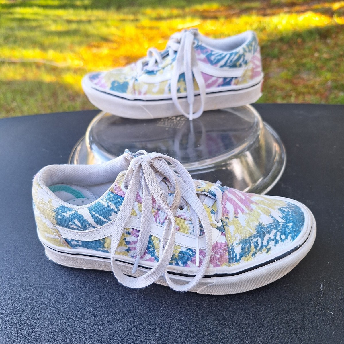 Vans Old Skool ComfyCush Tie Dye Sneakers Shoes Womens Size Mens