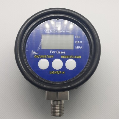 AMPHENOL SSI TECHNOLOGIES, MODEL: MGA-30-A-9V-R, SENSOR DIGITAL GAUGE 30PSI LCD