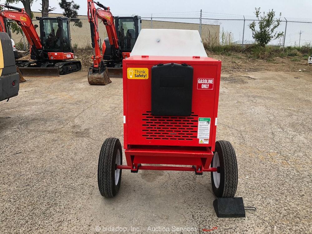 2022 Multiquip MC94PH8 Towable 9Cu Ft Concrete Mortar Mixer Honda