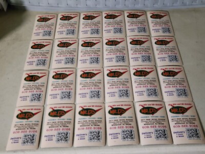 24 Lot Rare One Bite Mr. D's Wildwood NJ Pizzeria Refrigerator Magnets 3.5'' x 2''
