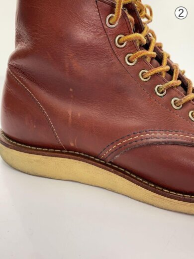 中古品　REDWING 9105 6INCH ROUND TOE BOOT Red Wing Boots 9105 6-Inch Round Toe Size 10 D Leather USA